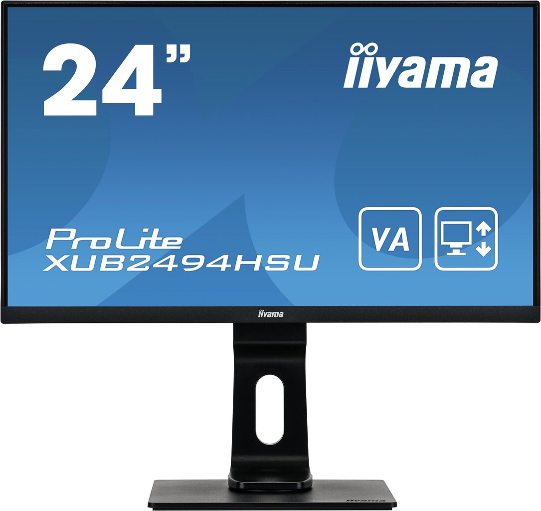 iiyama ProLite XUB2494HSU-B1 23.8" Full HD Must цена и информация | Monitorid | hansapost.ee