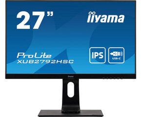 iiyama ProLite XUB2792HSC-B1 27" Full HD LED Must hind ja info | Monitorid | hansapost.ee
