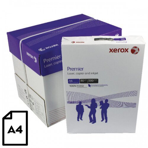 Office paper XEROX Premier A4, 80g, 500 sheets hind ja info | Vihikud, märkmikud ja paberikaubad | hansapost.ee