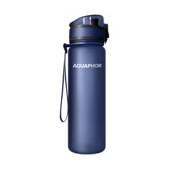 Бутылка с фильтром Aquaphor City, 500ml, Темно-синяя цена и информация | Бутылки для воды | hansapost.ee