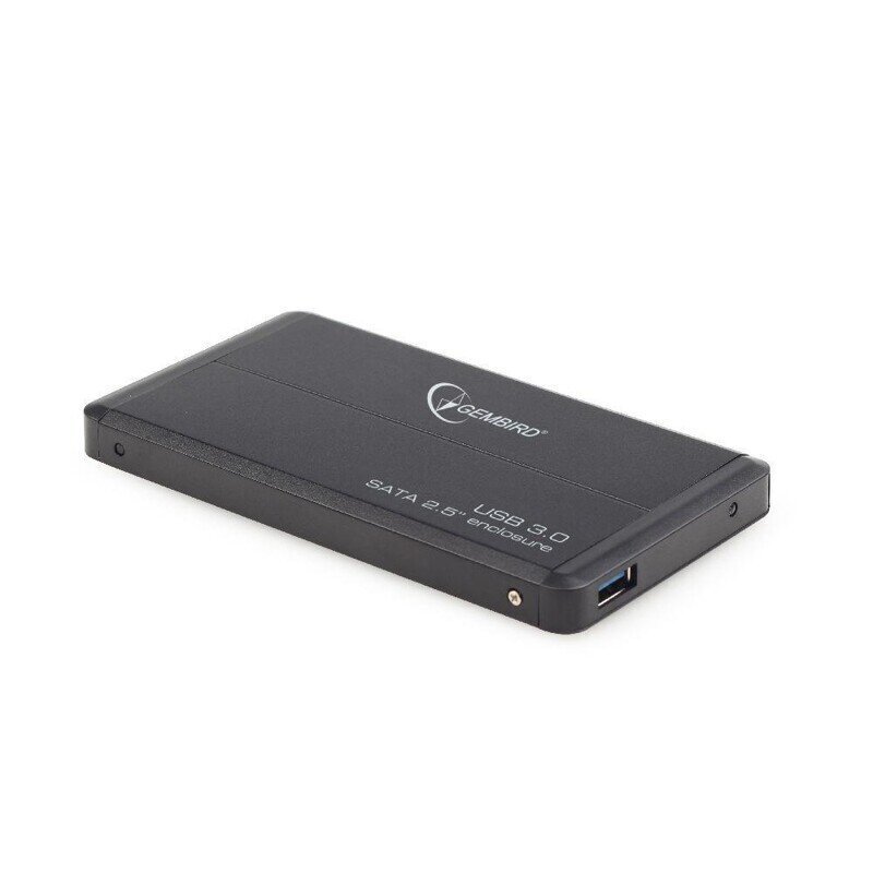 Gembird Välise kõvaketta korpus 2,5-tolline USB 3.0 must цена и информация | USB adapterid ja jagajad | hansapost.ee