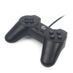 Mängupult Gembird USB Gamepad must hind ja info | Gembird Mängukonsoolid ja tarvikud | hansapost.ee