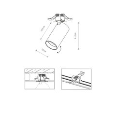 Laevalgusti Nowodvorski Mono SURFACE 7688 hind ja info | Laelambid | hansapost.ee