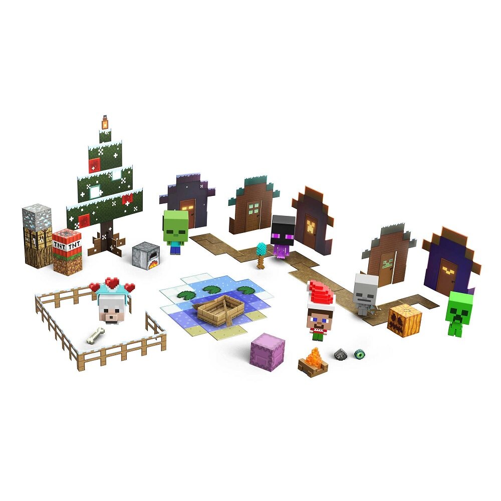 Minecraft MOB Head Minis advendikalender 2022 HHT64 hind ja info | Mänguasjad tüdrukutele | hansapost.ee