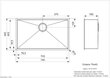 Roostevabast terasest köögivalamu Reginox Ontario, 740x440 mm hind ja info | Köögivalamud | hansapost.ee