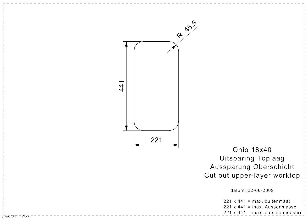 Roostevabast terasest köögivalamu Reginox Ohio 18x40 (L) hind ja info | Köögivalamud | hansapost.ee