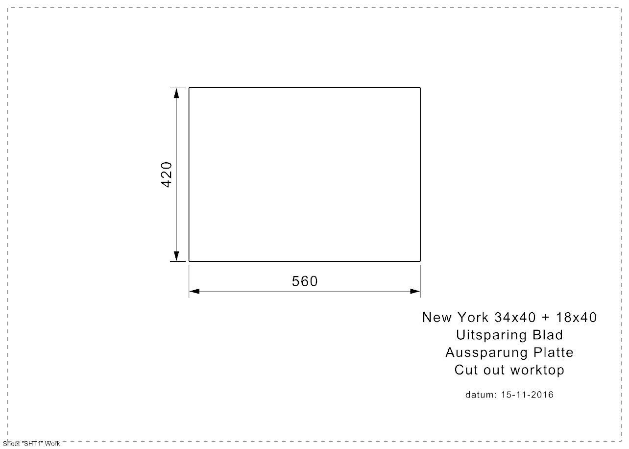 Roostevabast terasest köögivalamu Reginox New York 34x40+18x40 (L) цена и информация | Köögivalamud | hansapost.ee