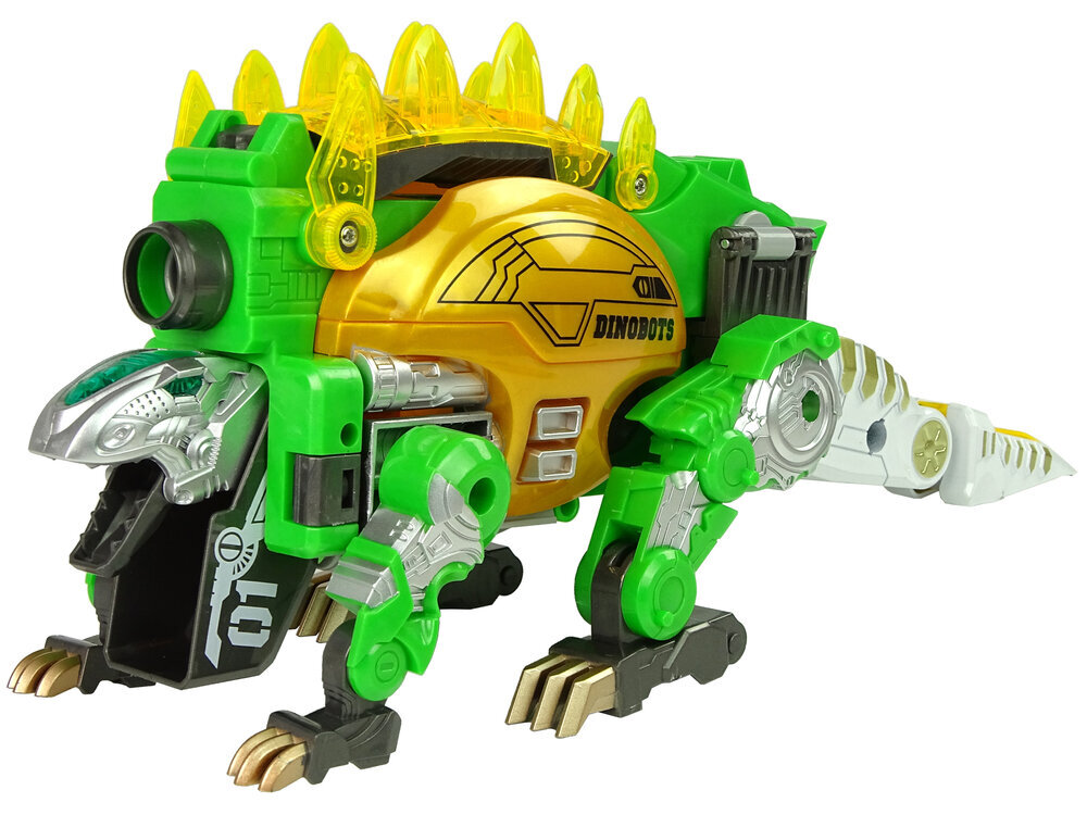 Transformeris dinozauras Dinobots su šaudymo funkcija Lean Toys, žalias hind ja info | Mänguasjad poistele | hansapost.ee