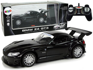 Kaugjuhitav sportauto Lean Toys BMW Z4 GT3, 1:18, must цена и информация | Игрушки для мальчиков | hansapost.ee