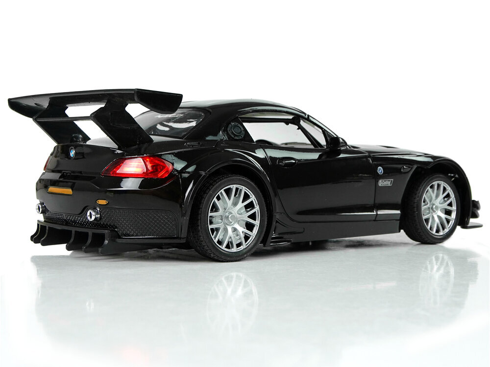 Kaugjuhitav sportauto Lean Toys BMW Z4 GT3, 1:18, must цена и информация | Mänguasjad poistele | hansapost.ee