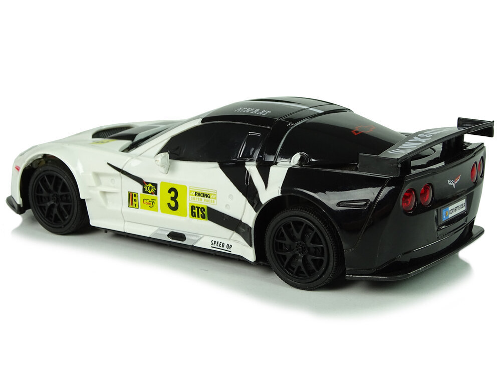 Kaugjuhtimispult Sportauto Corvette C6.R, 2,4 G, 1:24, valge цена и информация | Mänguasjad poistele | hansapost.ee