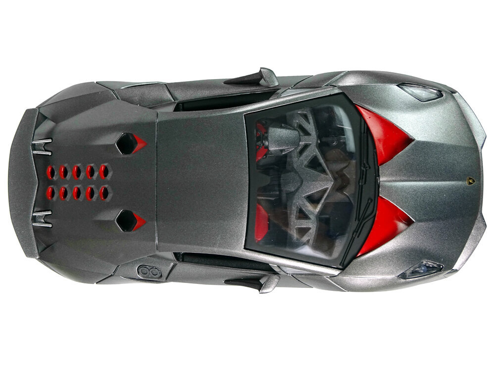 Nuotoliniu būdu valdomas sportinis automobilis Lamborghini, 2.4 G, 1:24, sidabrinis hind ja info | Mänguasjad poistele | hansapost.ee