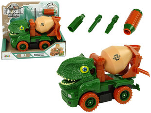 Surenkamas sunkvežimis Dinosaur Truck, žalias цена и информация | Игрушки для мальчиков | hansapost.ee