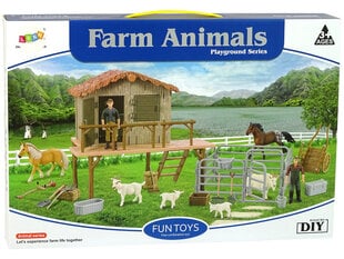 Ферма с фигурками животных и человека Lean Toys цена и информация | Игрушки для мальчиков | hansapost.ee