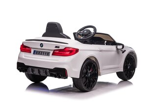 Детский одноместный электромобиль BMW M5, белый цена и информация | Электромобили для детей | hansapost.ee