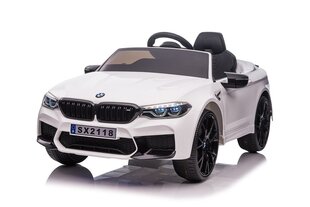 Детский одноместный электромобиль BMW M5, белый цена и информация | Электромобили для детей | hansapost.ee
