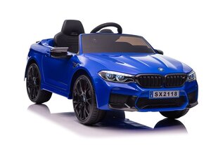 Детский одноместный электромобиль  BMW M5, синий цена и информация | Электромобили для детей | hansapost.ee