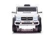 Ühekohaline elektriauto lastele 6x6 Mercedes Benz G63, valge hind ja info | Laste elektriautod | hansapost.ee
