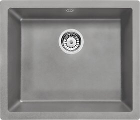 Deante гранитная кухонная мойка Deante Corda Flush ZQA S10F, Metallic grey цена и информация | Раковины на кухню | hansapost.ee