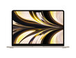 Apple MacBook Air 13” Apple M2 8/256GB Starlight RUS MLY13RU/A цена и информация | Sülearvutid | hansapost.ee