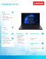 Laptop ThinkPad L14 G3 21C1005TPB W11Pro i5-1235U/ 16GB/ 512GB/ INT/ 14.0 FHD/ vPro/ 1YR Premier Support &#43; 3YRS OS hind ja info | Sülearvutid | hansapost.ee