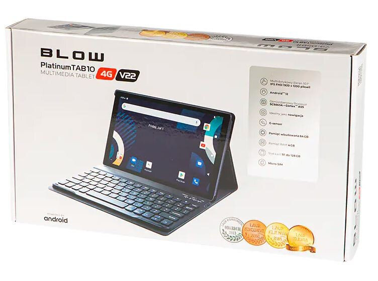 BLOW PlatinumTAB10 4G V3 LTE 64GB 79-058# цена и информация | Tahvelarvutid | hansapost.ee
