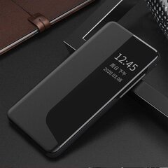 Eco Leather View Case elegant bookcase type case with kickstand for Huawei P40 black цена и информация | Чехлы для телефонов | hansapost.ee