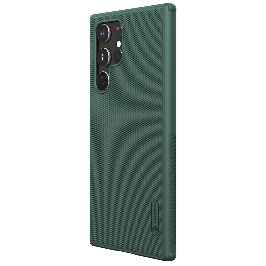 Nillkin Super Frosted PRO Back Cover for Samsung Galaxy S22 Ultra Deep Green цена и информация | Telefonide kaitsekaaned ja -ümbrised | hansapost.ee