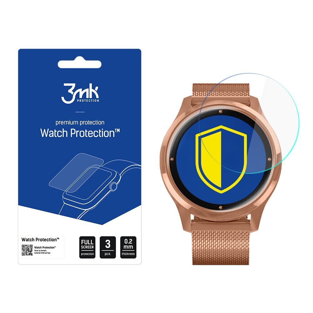 Garmin Vivomove Luxe - 3mk Watch Protection™ v. FlexibleGlass Lite screen protector цена и информация | Nutikellade aksessuaarid ja tarvikud | hansapost.ee