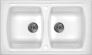 Köögivalamu Deante Lusitano ZCL 620N, White price and information | Kitchen sinks | hansapost.ee