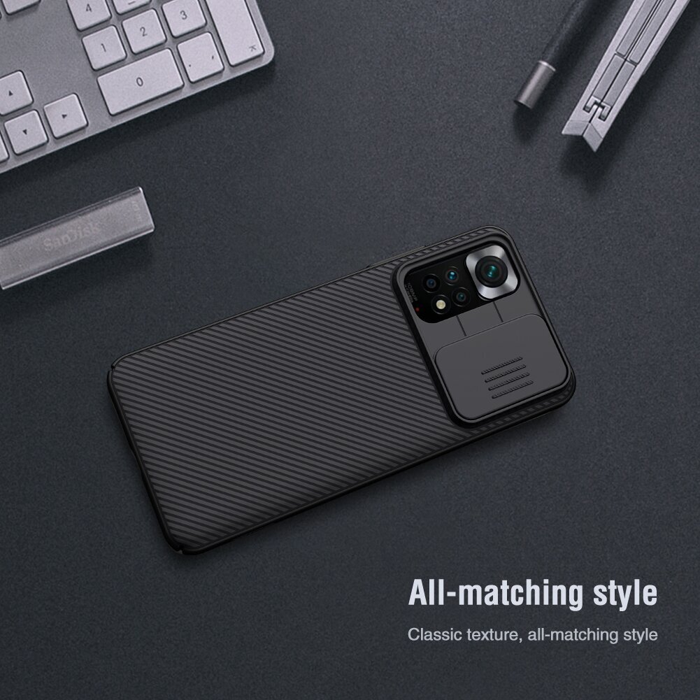 Nillkin CamShield Back Cover for Xiaomi Redmi Note 11S Black цена и информация | Telefonide kaitsekaaned ja -ümbrised | hansapost.ee