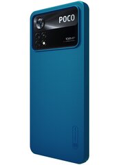 Nillkin Super Frosted Back Cover for Poco X4 Pro 5G Peacock Blue цена и информация | Чехлы для телефонов | hansapost.ee