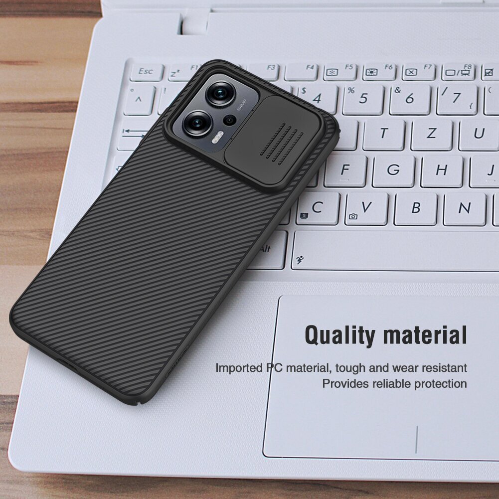 Nillkin CamShield Hard Case for Poco X4 GT 5G Black hind ja info | Telefonide kaitsekaaned ja -ümbrised | hansapost.ee