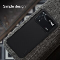 Nillkin Super Frosted Back Cover for Poco M4 Pro 4G Black hind ja info | Telefonide kaitsekaaned ja -ümbrised | hansapost.ee