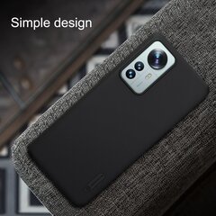 Nillkin Super Frosted Back Cover for Xiaomi 12 Pro Black hind ja info | Telefonide kaitsekaaned ja -ümbrised | hansapost.ee