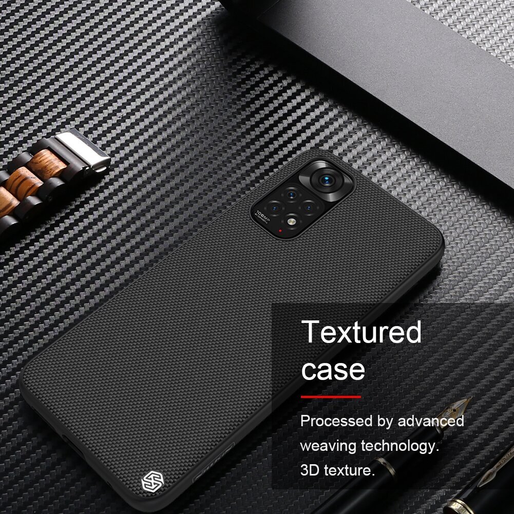 Nillkin Textured Hard Case for Xiaomi Redmi Note 11S Black hind ja info | Telefonide kaitsekaaned ja -ümbrised | hansapost.ee
