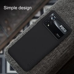 Nillkin Super Frosted Back Cover for Poco X4 Pro 5G Black hind ja info | Nillkin Mobiiltelefonid ja lisatarvikud | hansapost.ee