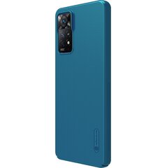 Nillkin Super Frosted Back Cover for Xiaomi Redmi Note 11 Pro/11 Pro 5G Peacock Blue цена и информация | Чехлы для телефонов | hansapost.ee