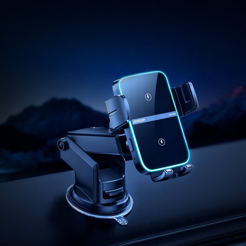 JoyroomJR-ZS246 Dual-Coil Wireless Car Charger Holder (Dashboard)-Black hind ja info | Laadijad mobiiltelefonidele | hansapost.ee