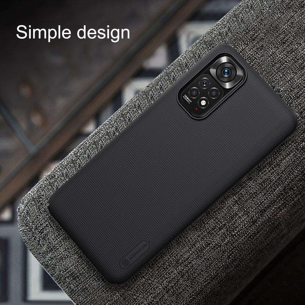 Nillkin Super Frosted Back Cover for Xiaomi Redmi Note 11S Black hind ja info | Telefonide kaitsekaaned ja -ümbrised | hansapost.ee