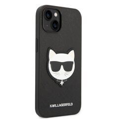 Karl Lagerfeld PU Saffiano Choupette Head Case for iPhone 14 Plus Black hind ja info | Telefonide kaitsekaaned ja -ümbrised | hansapost.ee