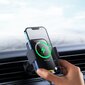 Baseus Halo car phone holder with 15W induction charger for a sheet of paper black (SUDD000001) цена и информация | Telefonihoidjad | hansapost.ee