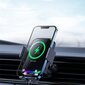 Baseus Halo car phone holder with 15W induction charger for a sheet of paper black (SUDD000001) цена и информация | Telefonihoidjad | hansapost.ee