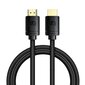 Baseus High Definition Series HDMI 8K to HDMI 8K Adapter Cable 1.5m Black цена и информация | Mobiiltelefonide kaablid | hansapost.ee