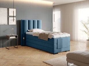 Кровать NORE Veros, 90x200 см, синяя цена и информация | Кровати | hansapost.ee