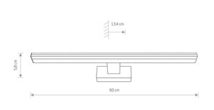 Seinavalgusti Nowodvorski PICASSO LED 8131 цена и информация | Настенные светильники | hansapost.ee