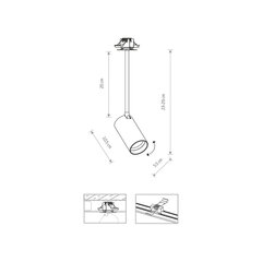 Laevalgusti Nowodvorski Mono SURFACE LONG S 7741 цена и информация | Потолочные светильники | hansapost.ee