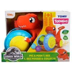 Толкаемая игрушка динозавр Tomy Pic & Push T-Rex, E73254 цена и информация | Игрушки для малышей | hansapost.ee