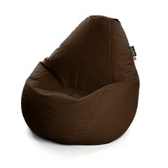 Кресло-мешок Qubo™ Comfort 90 Chocolate POP FIT цена и информация | Кресла-мешки и пуфы | hansapost.ee