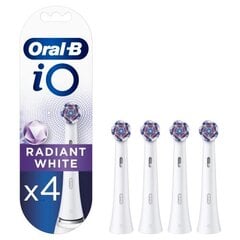 Oral-B iO Radiant White 4 tk. hind ja info | Elektriliste hambaharjade otsikud | hansapost.ee